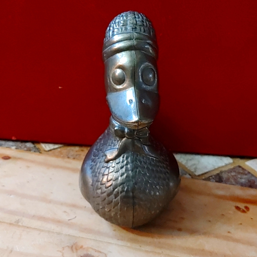 Vintage metal money bank